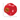 White background with a red Large/X-Large KONG Jumbler with measurement below showing ball is 7" x 7". 