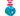 White background with a blue KONG Jumbler ball attached to a cardboard tag.