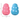 Pink and Blue KONG Puppy Toys and sizing