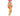 Plush orange fox with white underside rope dog toy attached to a backing card, on a white background. 