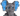 Close up of a grey soft fabric and rope Elephant KONG Dog Toy with a blue ears and eyes, pictured on a white background. 