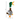 White background with a KONG Shakers Duck dog toy, with a long green and brown neck and grey body, yellow beak and legs with stitched features, with measurements indicating Height of 18" and Width of 6"