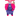 White background with a KONG Floofs Sherps Big Horn dog toy, the main body is made from purple sherpa with pink hooves and horns with stitched features attached to a cardboard backing.