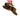 White background with a KONG Wild Low Stuff Rabbit dog toy, the main body is made from brown faux fur body with cream belly and inner ears with stitched features attached to a cardboard backing.