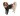 White background with an adult brown and white Collie type dog wearing a black half bodysuit with full length front legs while standing pictured.