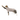 White background with an young adult tabby and white cat wearing a beige bodysuit while stretching forward pictured.
