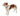 White background with a full body view  of a brown and white collie type dog  wearing an opaque plastic Elizabethan style recovery collar.