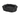 Oval bolster-type black dog bed pictured on a white background. 