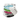White background with a pile of 5 Kruuse BUSTER DogMaze Large in cardboard packaging, and in 5 different colours: light blue, green, pink, grey and black.