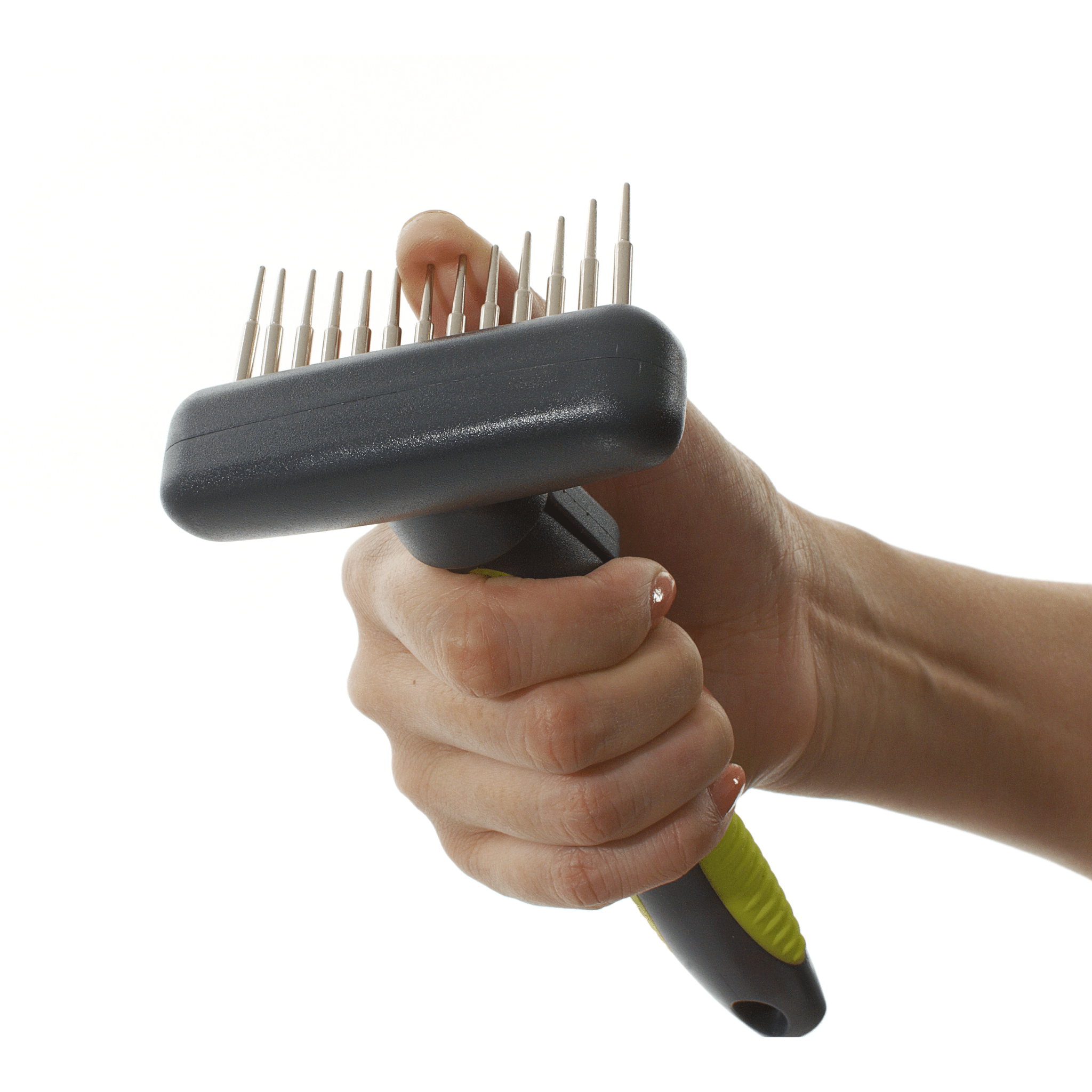 Pin Undercoat Rake Kruuse BUSTER Flexible Undercoat Rake - Long Pins – PDSA Pet Store
