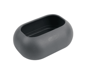 White background with a dark grey BUSTER IncrediBowl, 'BUSTER' is imprinted on the side of the bowl. 