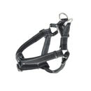 White background with a large BUSTER Reflective Mesh Step-in Harness with grey reflective thread strips. 