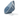 White background with a black Elizabethan soft blue recovery collar with a white trim. 