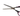 White background with a close up of a pair of black and pink handled BUSTER thinning scissors.