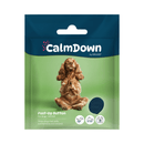 Package of 'Calm Down' by Kruuse for dogs with a dog on a green background