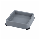 White background with a grey LickiMat Keeper for slow feeding mats.