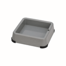 White background with a grey LickiMat Mini Keeper for slow feeding mats.