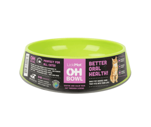 LickiMat Oh Bowl for Cats in packaging on white background