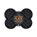 LickiMat SloDog Slow Feeder Plate black on white background