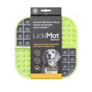 LickiMat Slomo Dog Green on white background