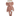Dusky pink elephant shaped dog toy with long arms and legs, stitched detail eyes with tags attached to top and mid-section. Pictured on a white background. 