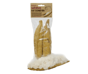 White background with a packet of Rosewood Naturals Play 'n' Bedding Pods.