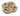 A tan cloud-shaped pet puzzle toy with white cylindrical inserts and small food compartments, photographed on a clean white background.