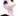 Close up of ostrich dog toy's pink head with a white beak, fluffy black eyebrows and stitched eye details, pink neck, black and white body. Pictured on a white background.