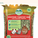 Oxbow Western Timothy Feeding Hayclose up on white background