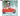 A square PDSA Christmas card design featuring Santa Claus driving a red car with a decorated Christmas tree and presents on top, set in a snowy winter landscape. The card is shown with a purple price badge reading £2.