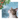 A square art print featuring a painted gray and white cat looking upward in falling snow, with green leaves and red berries in the top-left corner, set against a white background.