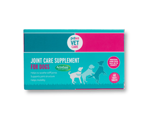 60 Pack of PDSA joint pills for dogs against a white background.