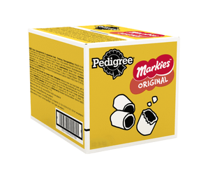 Pedigree Markies Adult Dog Treat Biscuits 12.5kg box on a white background