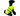 White background with a black model dog wearing a Hi Vis florescent jacket with grey reflective strips. 