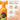 White background with an orange bottle of Pet Head Ditch the Dirt shampoo for dogs, next to the bottle is a guide of how to open and use the bottle. 
