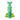White background with a back view of a green bottle of Pet Head Furtastic shampoo for Dogs. 