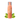 White background with a back view of a peach coloured pump bottle of Pet Head Quick Fix No-Rinse Foam for Dogs. 