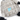 Close up of grey donkey dog toy with back tail and hoofs wearing a blue neckerchief, focus on stitch detail of 'PF' on back sat on a white background. 
