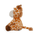 Plush giraffe dog toy left 