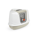 Petface Hooded Corner Cat Litter Tray on white background