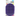 Purple rubber grooming mitt, packed on a cardboard sleeve on a white background. 