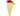 White background with a back view of a plush toy parsnip with a red Santa hat. 