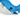 Close up of blue plush shark dog toy with a white belly, stitch text 'PF' detailed on tail on a white background. 
