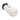 White background with a view from the base of a white latex snowman dog toy pictured, the snowman is wearing a top hat and has an orange nose and black facial features. 