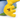 Close up of green frog plush dog toy's yellow foot with stitch detail of text 'PF'.