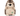 Front facing hedgehog dog toy with a cream belly, face, legs and ears and brown spikey effect soft fabric for spines. Stitch detail in green of 'PF' on belly. Sat on a white background. 