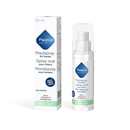 Plaqtiv+ oral care spray for dogs with packaging on a white background