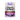 White background with a cream and purple packet of Pooch & Mutt dog treats. The text on the packet states 'Calm & Relaxed, Meaty Treats, with Turkey, Hemp & Postbiotics'.