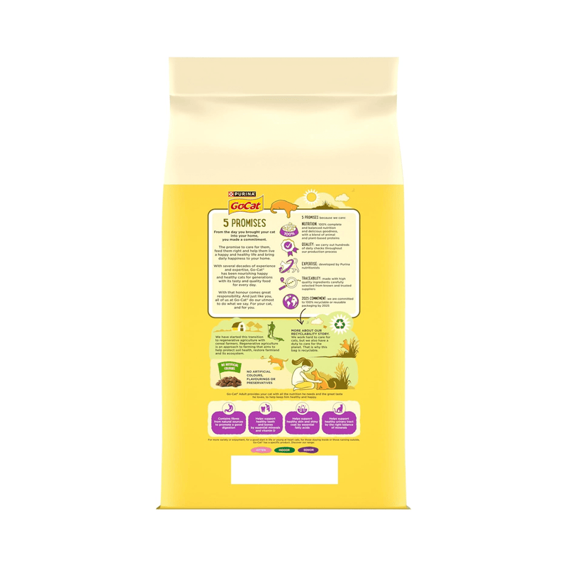 Yellow bag with text and graphics on a white background
