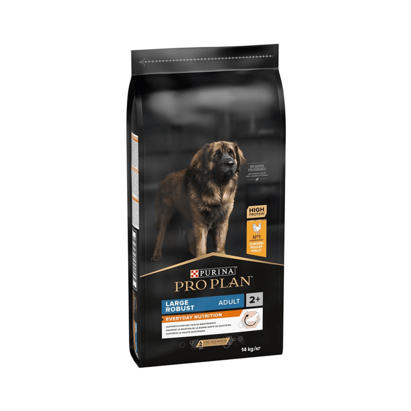 Purina Pro Large Robust Breed Adult Dry Food (Chicken) on white background
